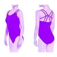 Pedido Mínimo de 100 Unidades: Maillot de Ballet para Mujer, Transpirable, de Algodón, Tipo Camisola, Traje de Danza para Gimnasia, Ropa de Danza para Adultos, Servicio OEM, Personalizable