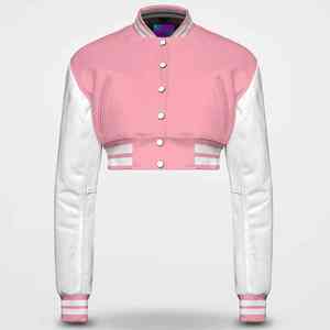 100% nuevas chaquetas universitarias transpirables para mujer Material suave Mejor diseño Fábrica Venta caliente disponible Chaqueta de todos los tamaños para mujer - Product Image 1