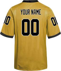 Venta al por mayor de camisetas de fútbol para jóvenes OEM ajuste personalizado con aparejos letras de sarga tela de malla transpirable de alta calidad para el club escolar - Product Image 4