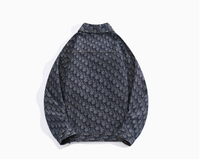 Veste en jean à fleurs style rétro, tendance nationale, personnalité, couple, jacquard, élégante, homme, streetwear, vente en gros OEM