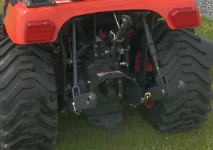 Kioti CS2510 tracteur de tondeuse industrielle haute efficacité 4 temps tondeuse électrique à mi-pont avec poignée télescopique nouveau HST bricolage - Product Image 6