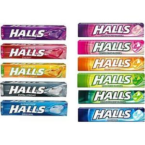 Qualité supérieure 1 sac Halls Menthol Soulagement du rhume et de la toux 25 gouttes contre la toux au miel Halls par sac - Product Image 1