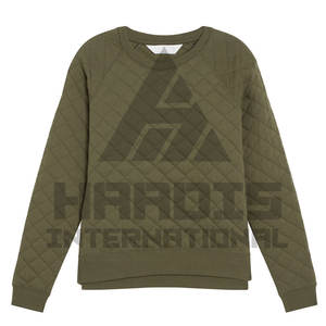 Haute qualité hommes grande taille vêtements en gros pull matelassé sweat décontracté mode matelassé sweat - Product Image 1