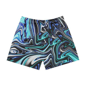 Premium 180 GSM breathable polyester <b>mesh</b> shorts black pink white swirl print heat transfer custom logo <b>Mesh</b> men's shorts - Product Image 5