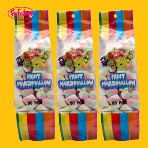 Custom Private Label Printed Smiley Face Round Marshmallow Candy Bulk Yellow Soft Cotton <strong>Sugar</strong> Candy Sweets - Product Image 4