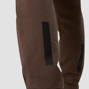 Custom Logo Casual <b>Mens</b> <b>Trousers</b> <b>Elastic</b> Waist Casual Sweat Sweatpants Loose Fit Straight Leg Plain Jogger Pants - Product Image 2