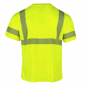 Camiseta Polo de Seguridad Reflectante Unisex de Alta Visibilidad al por Mayor con Color y Logotipo Personalizados, Prenda Superior de Alta Visibilidad para el Trabajo - Product Image 4