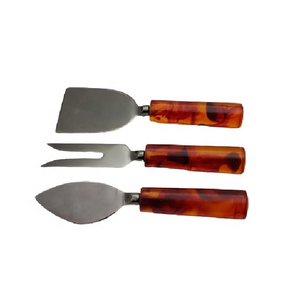 Ensemble d'épandeurs de fromage à manche en acrylique transparent écologique ensemble d'outils à fromage de table en acier inoxydable ensemble de couteaux en gros - Product Image 6