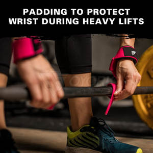Sangles de musculation haute résistance avec rembourrage confortable pour les poignets, pour une utilisation quotidienne en salle de sport, sangles de levage à adhérence avancée - Product Image 3