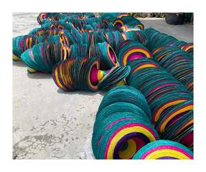 Sombrero de paja de alta calidad con ajuste cómodo-Sombrero de paja hecho a mano de primera calidad perfecto para distribución internacional - Product Image 5