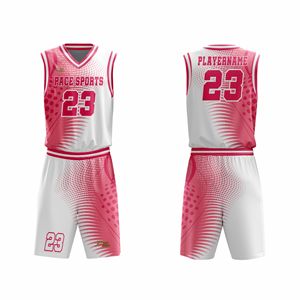 Nouveau design tendance, maillot de basket-ball pour homme 100% polyester personnalisé, conception de votre uniforme de basket-ball, vêtements de basket-ball - Product Image 5