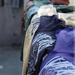 <b>Men's</b> 100% Cotton French Terry <b>Hoodie</b> Oversize Fit Zip Ripped Hood Collar Solid Pattern Digital Printed <b>Lined</b> Design XL Size - Product Image 2