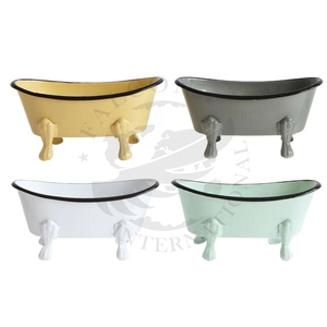 Porte-savon ovale en métal brossé - Product Image 4