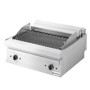 Grill à eau électrique commercial - 8,75 kW - Sur comptoir - 700 mm de profondeur - 2 brûleurs - Grille inclinable - Product Image 6