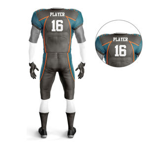 Uniformes de football américain de haute qualité pour les jeunes, pour l'entraînement, personnalisés, unisexes, imprimés, ensemble d'uniformes de football américain - Product Image 4