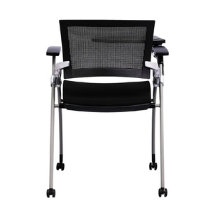 Bambi 02 BFGX003 Contemporary Folding Chair with <b>Writing</b> Table Adjustable Headrest <b>Padded</b> Mesh Backrest for Bedroom - Product Image 3