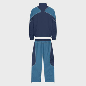 2025 grande taille de haute qualité coupe-vent décontracté été logo personnalisé ensemble coupe-vent en nylon pour hommes - Product Image 2