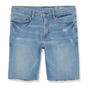 Gran oferta, pantalones cortos vaqueros informales para hombre, calidad Premium, 100% algodón, secado rápido, transpirable, cintura media, patrón sólido para compra en línea - Product Image 1