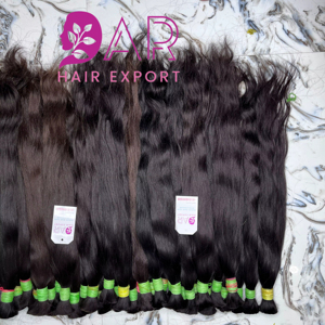 Cheveux humains vierges à 100%, cheveux en vrac de haute qualité, notre produit est des extensions de cheveux vierges indiens non traités - Product Image 1