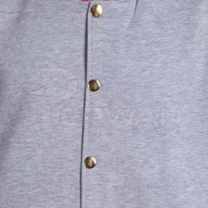 Veste Letterman de haute qualité pour hommes, design personnalisé, séchage rapide, respirant, style de rue, col montant, remplissage 100% fibre de polyester - Product Image 5