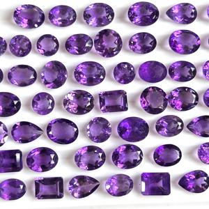 พลอยอะมีทิสต์แอฟริกัน AAA ทรงเหลี่ยม ทรงรี ทรงหยดน้ำ ทรงกลม ขนาด 5x7-9x12 มม. ราคาขายส่งจากอินเดีย - Product Image 2