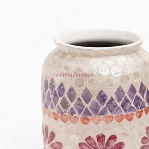 Decorative Mother of Pearl <b>Vase</b> For Flower Display Living Room And Table Decor From Vietnam - Product Image 3