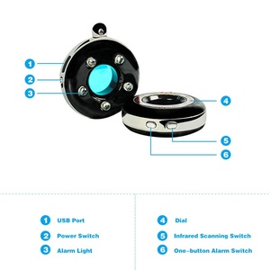 Ẩn máy ảnh máy quét Detector RF dò tín hiệu báo động ánh sáng chống thẳng thắn đa chức năng dò tín hiệu - Product Image 4