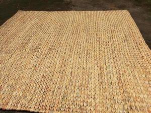 แผ่นรองน้ำผักตบชวาแบบชนบทดีไซน์คลาสสิกทำด้วยมือเป็นมิตรต่อสิ่งแวดล้อมและทนทานเหมาะสำหรับการตกแต่งภายในและการตกแต่งห้องรับประทานอาหาร - Product Image 4