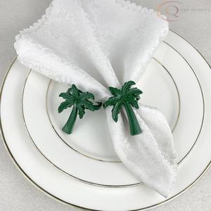 Ensemble d'anneaux de serviette en métal élégant, conçu pour les tables à manger, avec un look luxueux et élégant pour les mariages et les occasions spéciales - Product Image 5