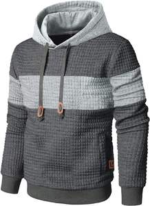 2025 hombres Casual moda Joker sublimación pulóver Sudadera con capucha mejor calidad divertido de gran tamaño transpirable diseño sólido patrón OEM - Product Image 2
