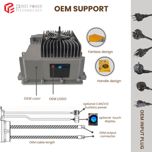 Bộ sạc pin chống nước FST On-Board 3KW 48V 20-66V 55A 100Ah 120Ah Lifepo4 NCM, nguồn điện công nghiệp, dòng sạc cao - Product Image 5