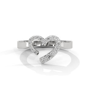 Bague en argent 925 de qualité supérieure avec diamants scintillants créés par laboratoire-Bijoux élégants et durables - Product Image 1