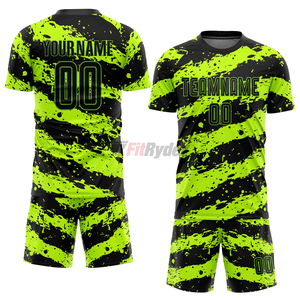 Nuevo Uniforme de Fútbol Unisex, Diseño Personalizado por Sublimación, Ropa Deportiva de Entrenamiento, 100% Poliéster de Secado Rápido, Venta al Por Mayor OEM - Product Image 1