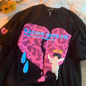 Camisa Casual con Estampado Puff, Nueva Llegada 2025, Venta Caliente, Camisa Ajustada Personalizada, Camisa de Manga Corta con Estampado Puff para Verano - Product Image 5