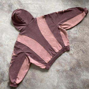 Sudadera con Capucha de Invierno de Alta Calidad, Lavado Ácido Personalizado, 100% Algodón, Gruesa, Ecológica, de Secado Rápido, Transpirable, con Bolsillo y Hombros Caídos para Hombre - Product Image 3