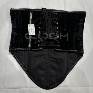 Corset sous-poitrine en satin sublimé à baleines en acier avec imprimé océan fantaisie, idéal pour les soirées, par Cosh International - Product Image 6