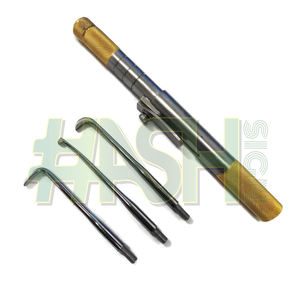 Removedor de Coronas Dentales Automático Totalmente Chapado en Oro Butler con 3 Accesorios Hechos de Metal y Acero - Product Image 1