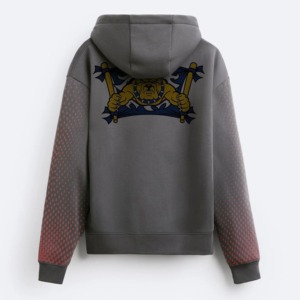 Sweat-shirts d'automne en chenille brodée, qualité supérieure, prix abordable, respirants, 100 % coton, coupe oversize pour homme, écologiques - Product Image 3