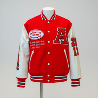 Chaqueta Varsity de Punto Personalizada de Alta Calidad para Invierno, Ecológica, Transpirable, Tallas Grandes, con Forro de Algodón y Bordado