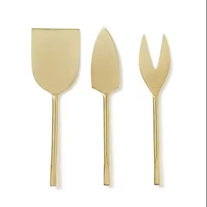Ensemble de couteaux à fromage en or et argent pour la découpe du fromage, utilisation dans les restaurants et les hôtels - Product Image 5