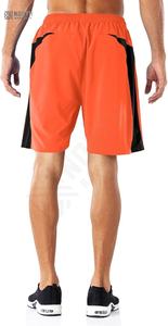 กางเกงขาสั้นออกกำลังกายสำหรับผู้ชายแห้งเร็วกางเกงออกกำลังกายเอวยางยืดลำลองวิ่งโลโก้สีพื้นใหม่สำหรับฤดูร้อน - Product Image 2