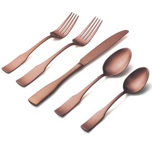 Ensemble de couverts vintage en acier inoxydable de haute qualité pour mariage, comprenant couteau, cuillère et fourchette, en métal argenté pour la cuisine - Product Image 5