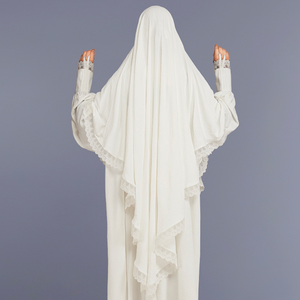 Venta al por mayor nuevo estilo informal modesto Abaya mujeres manga larga 100% seda musulmana Niñas Ropa Venta caliente precio barato uso al aire libre - Product Image 5