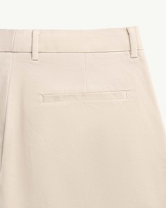 Pantalon kaki extensible pour homme Dobby, coupe slim, coton et élasthanne, lavage à l'eau de Javel, braguette zippée, respirant, antistatique - Product Image 5