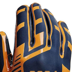 OEM Wholesale Custom Made American Football <b>Gloves</b> Different Colors Lightweight Breathable Polyester <b>Silicone</b>-Free Reasonable - Product Image 3