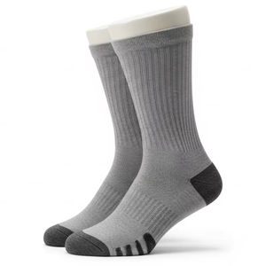 Chaussettes de sport en tricot antibactériennes, coton et polyester, respirantes, évacuant l'humidité, entraînement athlétique, course à pied, vente en gros ProGo - Product Image 2