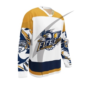 Premium Quality Factory Wholesale Custom Breathable 100% Polyester Moisture-Wicking Ice Hockey Uniforms Set Customized Design - Product Image 1