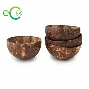 Vente en gros 100% bol en coquille de noix de coco polie naturelle technique personnalisée unique approvisionnement direct du Vietnam - Product Image 3