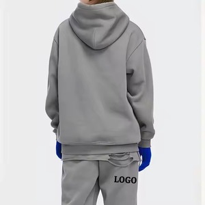 Customized Running Gym Wear Print/Embroidery LOGO Block Side Stripe Tops Jackets Jogger <b>Trousers</b> Men Tracksuit Hoodie Sets - Product Image 6