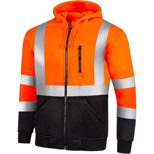 Veste de sécurité à fermeture éclair de haute qualité personnalisée 2025 pour les travailleurs, imperméable avec un design personnalisé, téléchargé par Dress Sports - Product Image 1